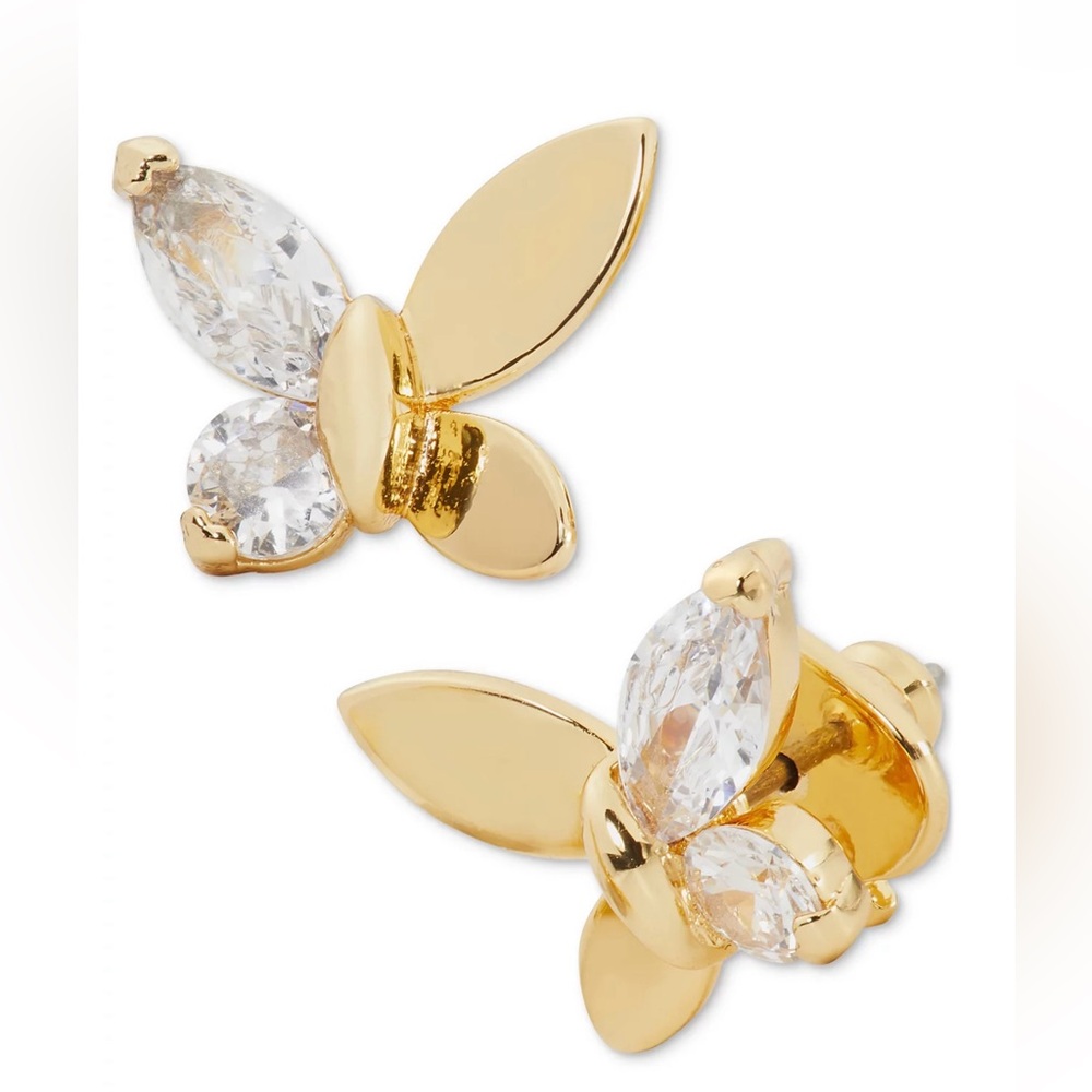 NWT Kate Spade Butterfly Stud Earrings Social Butterfly Collection